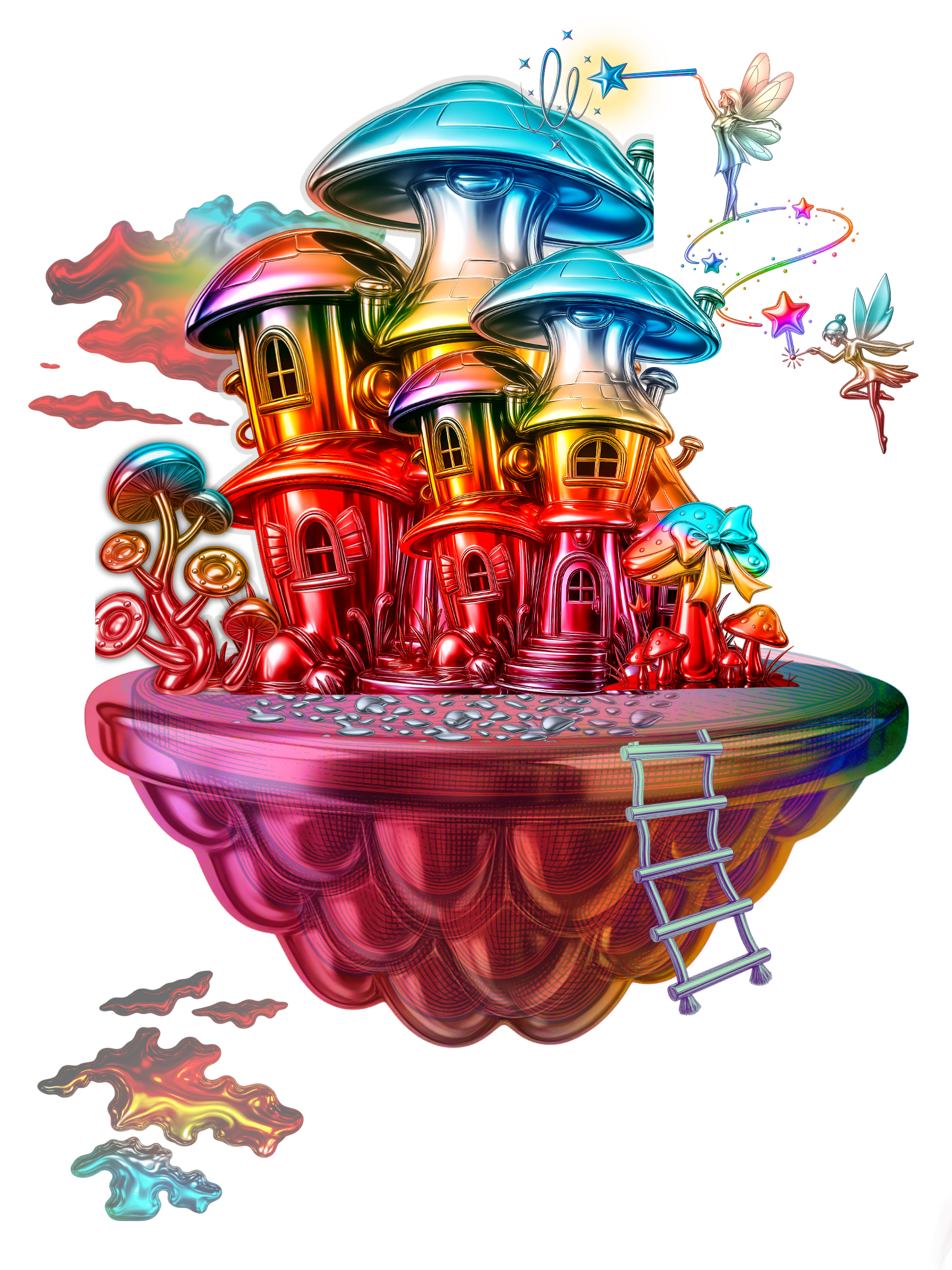 Stormy's Pastel Mushroom Village